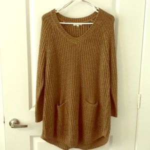 Brown Tunic Sweater